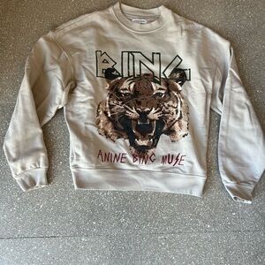 Anine Bing Tiger Crewneck Sweatshirt